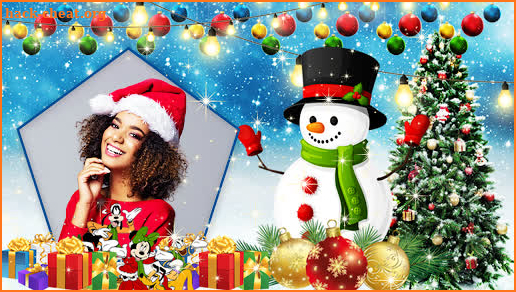 Merry Christmas Photo Frame : Greetings & Frames screenshot