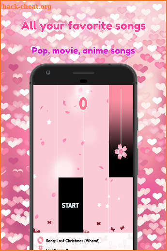 Merry Christmas  Piano Tiles Pink, Music & Magic screenshot