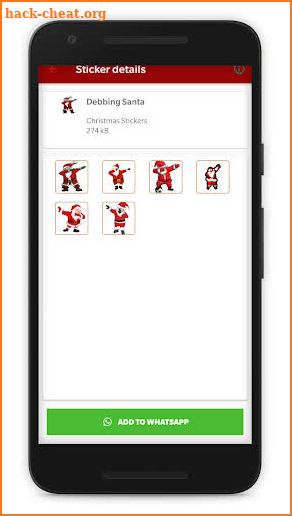 merry christmas stickers (santa  Stickers) screenshot