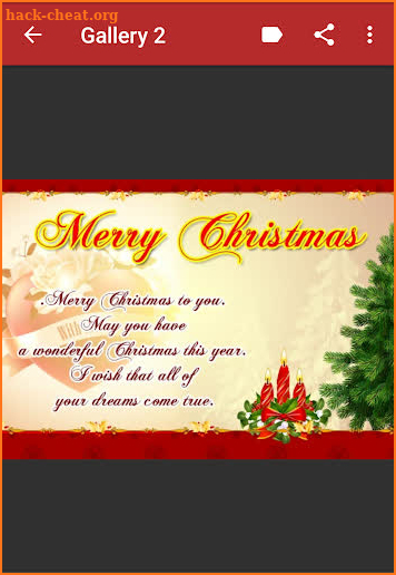 Merry Christmas Wishes screenshot