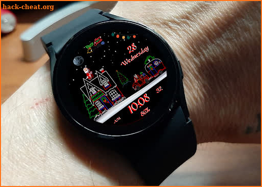 Mery Christmas Animated Watch screenshot