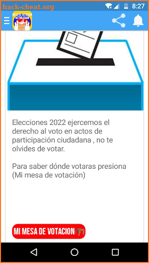 Mesa de Votación screenshot