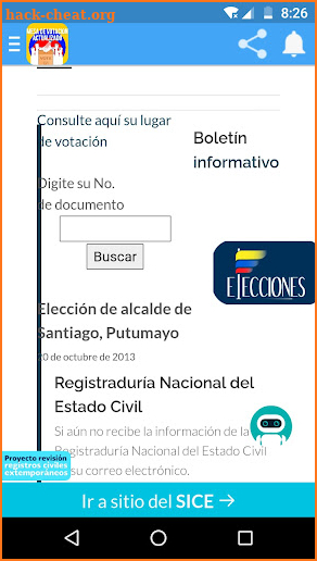 Mesa de Votación screenshot