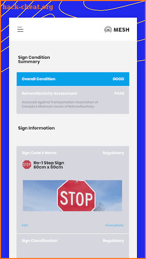 MESH Operations Management screenshot