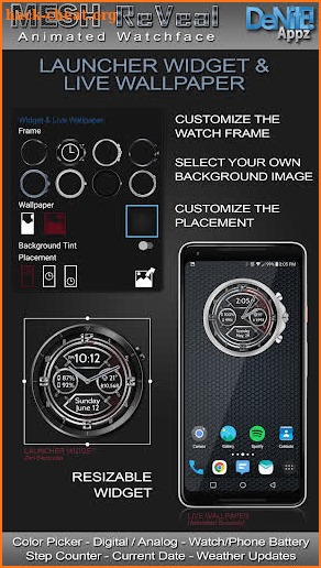 Mesh ReVeal HD Watch Face screenshot