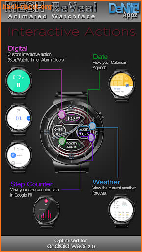 Mesh ReVeal HD Watch Face screenshot