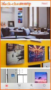 MeshCanvas: Restickable wall canvas & photo board screenshot