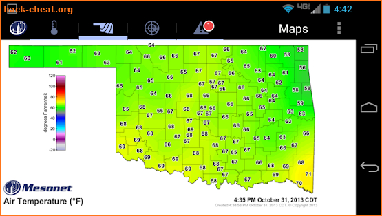 Mesonet screenshot