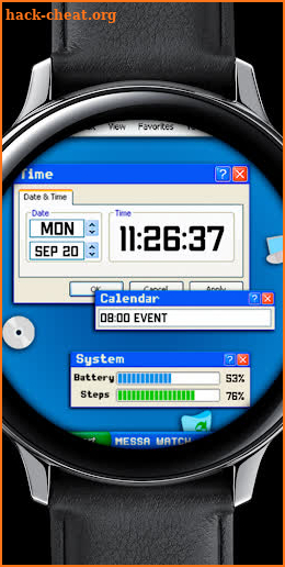 Messa Watch Face Digital Win screenshot