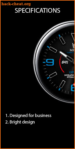 Messa Watch Face LX12 Black screenshot