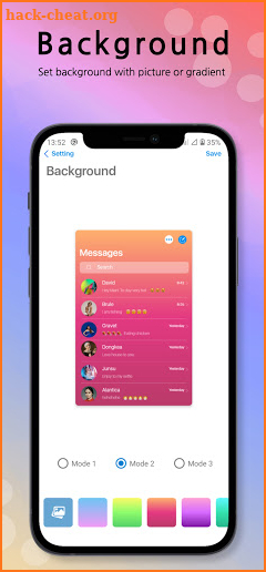 Message OS14 - Color Messenger screenshot