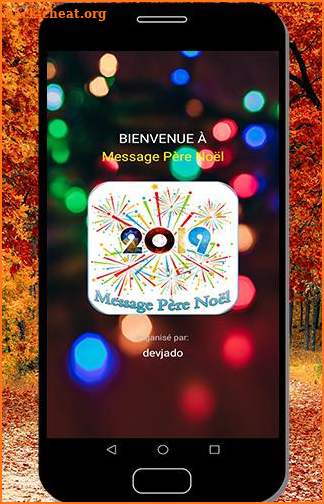 Message Pere Noel screenshot