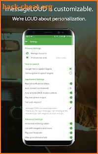 messageLOUD: Read Texts & E-Mails While You Drive. screenshot
