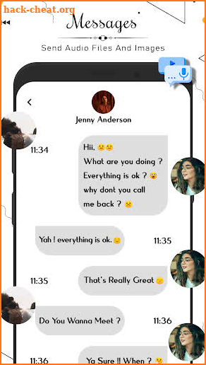 Messages screenshot