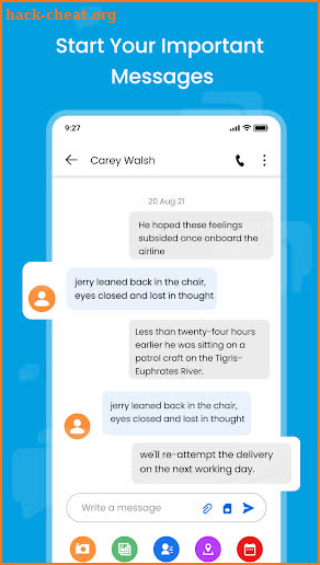 Messages - Messaging screenshot