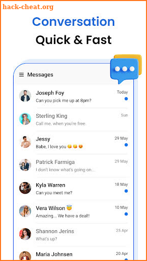 Messages - SMS Text Messenger screenshot