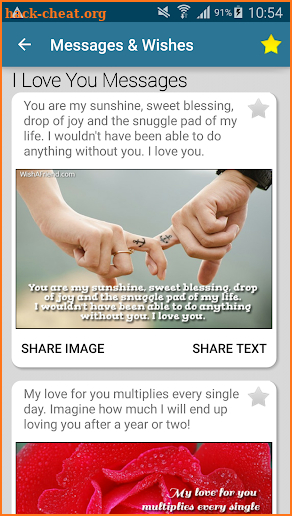 Messages Wishes SMS Collection - Images & Statuses screenshot