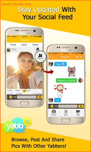 Messaging App  ★★ Text, Chat, Meet New People Free screenshot