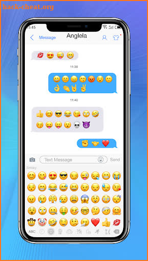 Messaging+ OS11 Cute Emoji screenshot