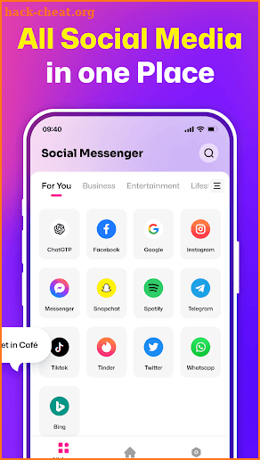 Messenger App - All Social App screenshot