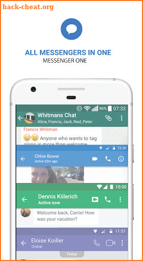 Messenger app for free messages & Chat screenshot