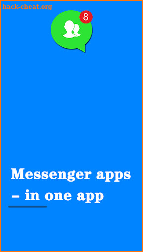 Messenger apps  - in one app screenshot