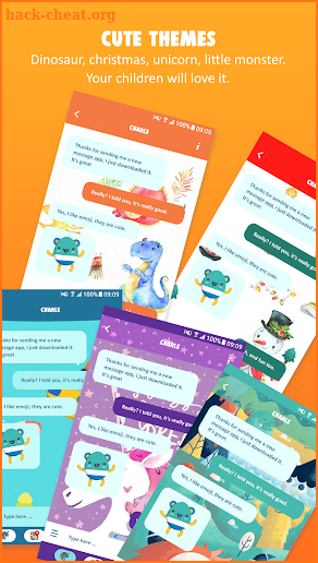 Messenger for Kids & iMessenger Kid Themes screenshot