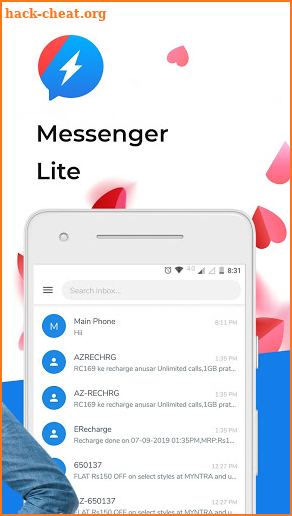 Messenger - Free SMS and Schedule SMS screenshot