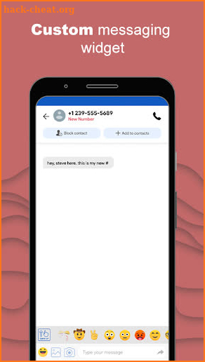 Messenger Home Lite - SMS Powered Phone Homescreen screenshot