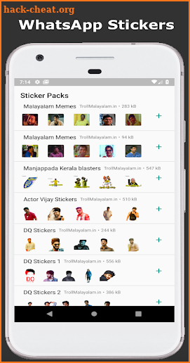 Messenger Stickers - WAStickerApps screenshot