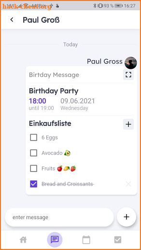 Messenger, To Do List, Calendar & Planner - Omes screenshot