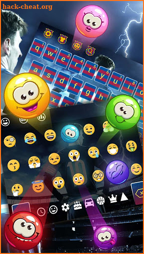 Messi Football Player Keyboard screenshot