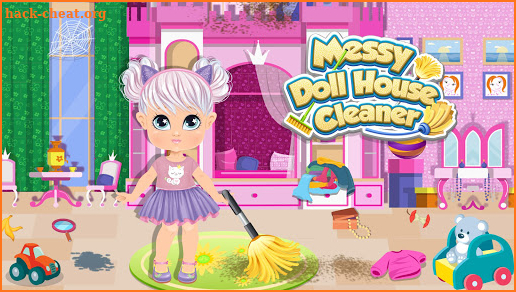 Messy Doll House Cleaner: Home Cleanup Games screenshot