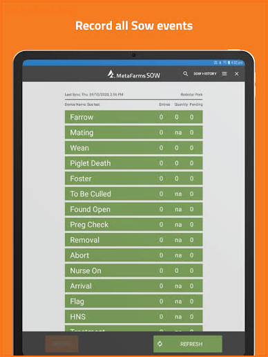 MetaFarms Sow Mobile screenshot