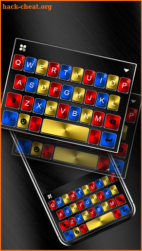 Metal Black Color Keyboard Theme screenshot