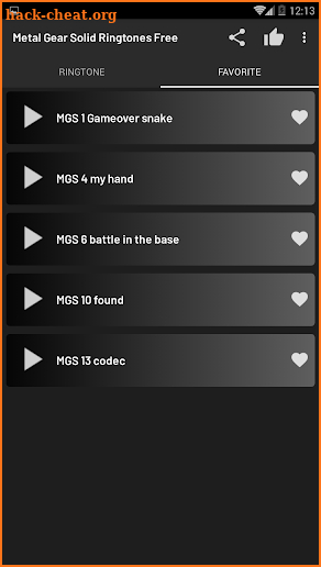 Metal Gear Solid Ringtones Free screenshot