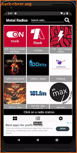 Metal Radios screenshot