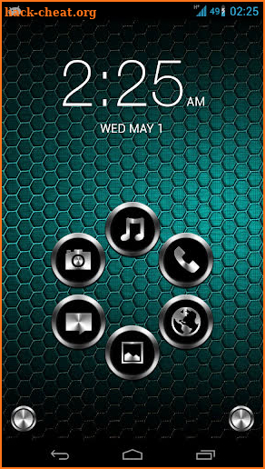 Metal Theme for Smart Launcher screenshot