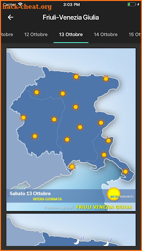 Meteo Giuliacci screenshot