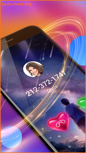 Meteor Shower Caller Screen screenshot