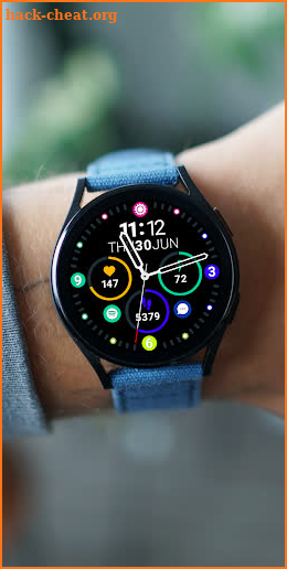 METEORA PRO Hybrid Watch Face screenshot