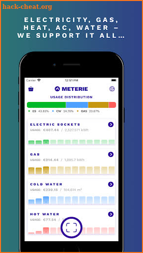 METERIE – ALL IN ONE ENERGY CONSUMPTION TRACKER screenshot