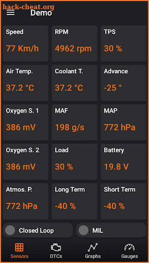 Metior OBD2 for ELM327 USB - Bluetooth screenshot