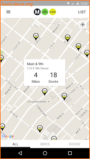 Metro Bike Share screenshot