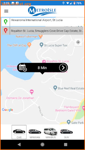 Metro Isle St. Lucia Taxi screenshot