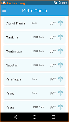 Metro Manila Weather screenshot