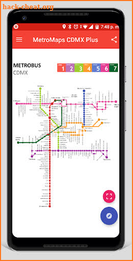 MetroMaps CDMX + screenshot