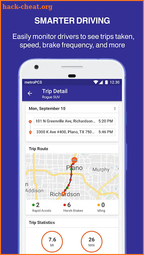 metroSMART Ride screenshot