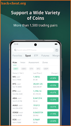 MEXC Global: BTC, ETH, Gamefi screenshot