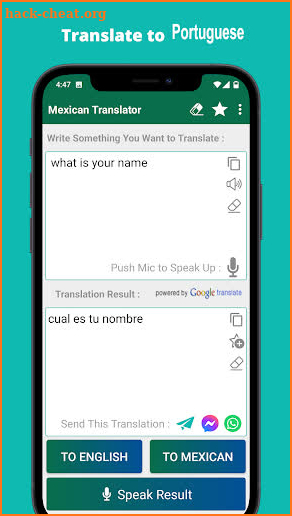 Mexican English Translator - Pro screenshot